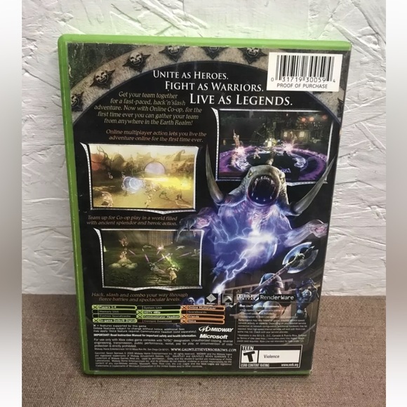 Lot of 2 Xbox LIVE Games - Unreal II: The Awakening & Gauntlet: Seven Sorrows - Picture 6 of 10